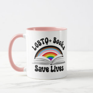 Mug LGBTQ+ Livres Sauver des vies