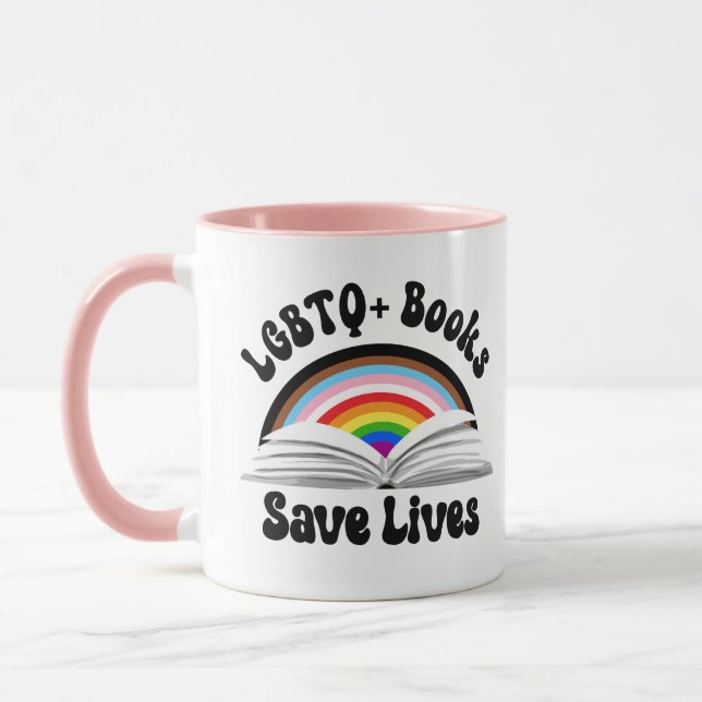 Mug LGBTQ+ Livres Sauver des vies (Gauche)