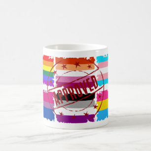 Mug LGBTQ Prière Mois Rayures Indicateurs