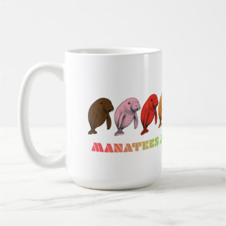 Mug LGBTQIA+ Manatees veulent juste un câlin