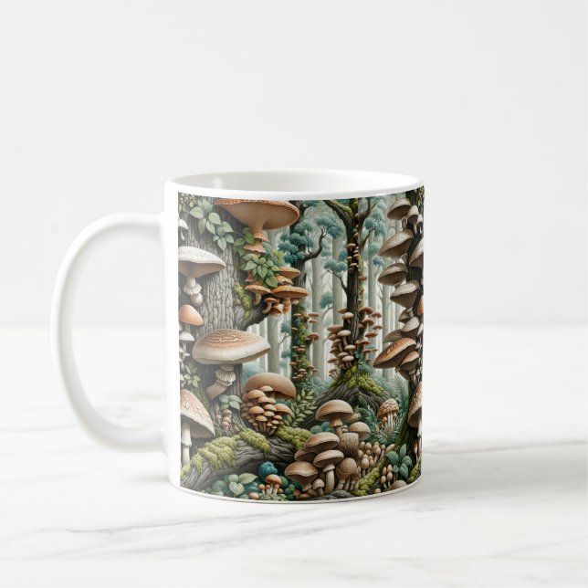 Mug L'harmonie de la nature : Motif sans couture botan (Gauche)