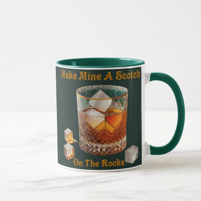Mug L'Heure Du Cocktail Faire De Moi Un Scotch Sur Les (Droite)