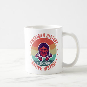 Mug L'histoire américaine commence avec l'histoire aut