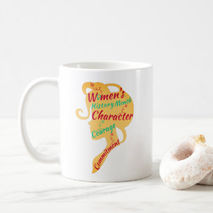 MUG L'HISTOIRE DES FEMMES MOIS CARACTÈRE ENGAGEMENT DU