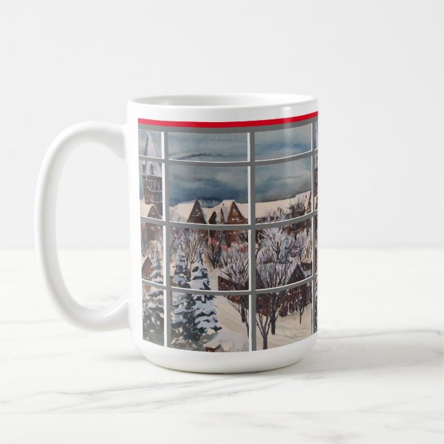 Mug 'L'hiver par la fenêtre' de Bruce Tunis (Gauche)