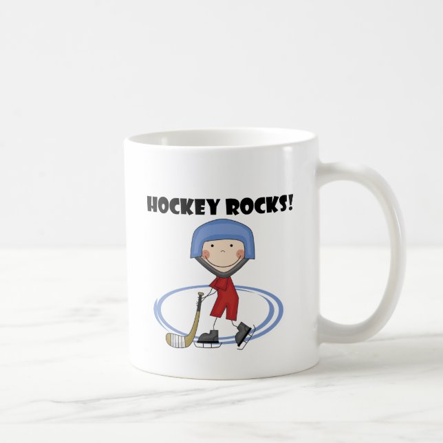 Mug L'hockey bascule le T-shirts et les cadeaux (Droite)