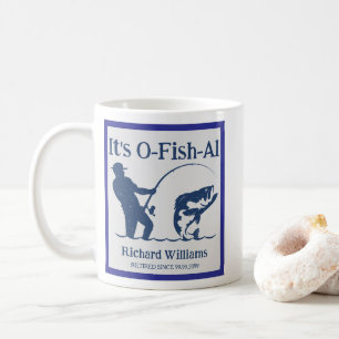 Mug L'homme c'est Ofish Fisherman Retraite Party cadea