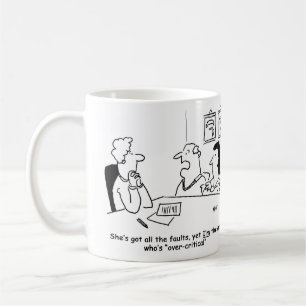 Mug L'homme et la femme dans le bureau d'orientation d