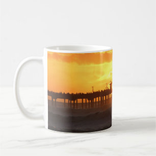 Mug L'homologue californien au coucher du soleil