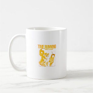 Mug L'Horloge Minimaliste du Temps qui S'écoule & Conc