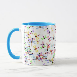 Mug libellules colorées