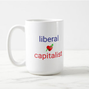 Mug Libéral capitaliste drôle politique