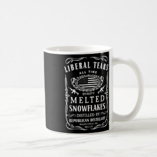 Mug Libéral Larmes Chemise Drôle Républicain Conservat