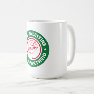 Mug Libérez la Palestine Finissez l'Apartheid