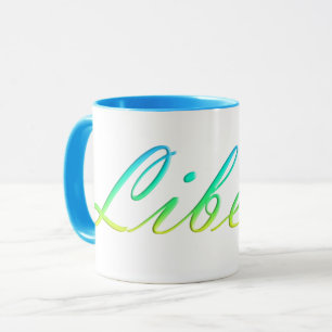 Mug Libertà. Texte de gradient