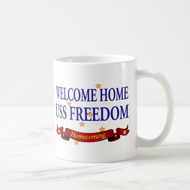Mug Liberté à la maison bienvenue d'USS (Droite)
