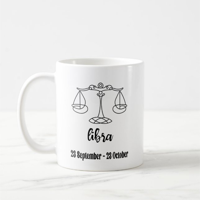 Mug Libra, Signes zodiaques (Gauche)