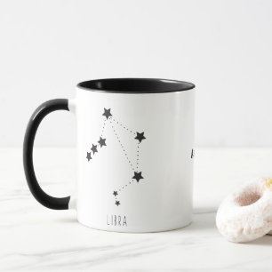 Mug Libra Zodiac Octobre Anniversaire Personnaliser le
