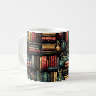 Mug Librairie Librairie Bookworm Lecture Motif