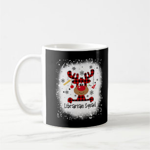 Mug Librarian Squad Reindeer Funny Christmas