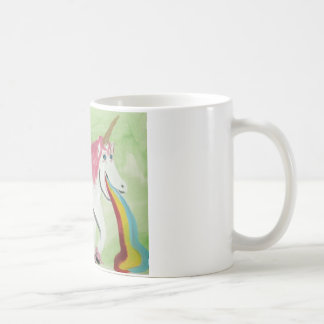 Mug Licorne avec la grippe d'estomac