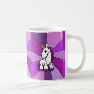 Mug Licorne de bébé avec l'art d'or de klaxon