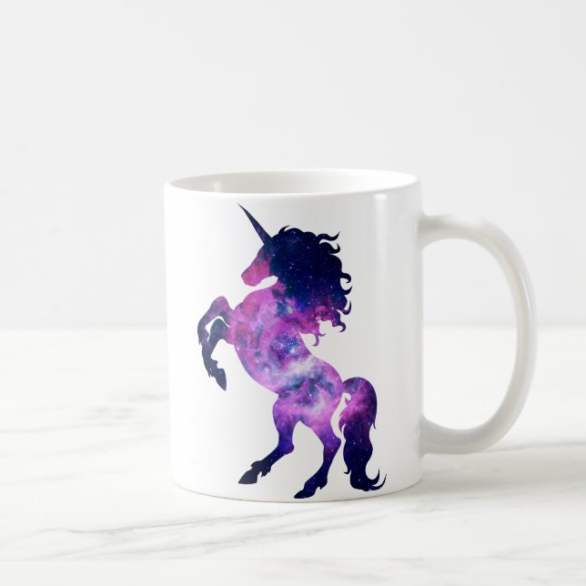 Mug Licorne de l'espace (Droite)