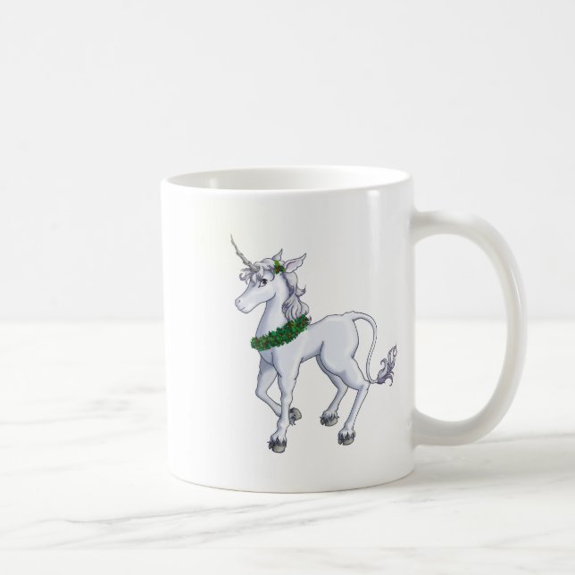 Mug Licorne de Noël (Droite)