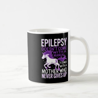 Mug Licorne de sensibilisation à l'épilepsie Ruban vio