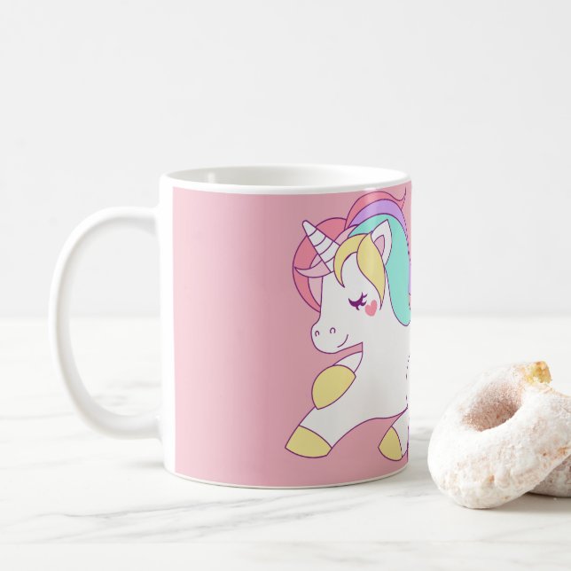 Mug Licorne magique (Avec donut)