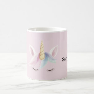 Mug Licorne Rose Bleue Violette
