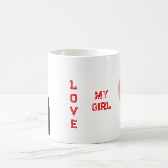 Mug Liebe Mädchen Kaffeetasse (Mittel)