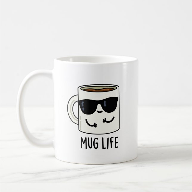 Mug Life amusant Mug Pun (Gauche)