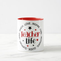 Mug Life d'enseignant, 11oz