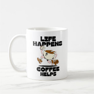 Mug Life Happens Café Aide, Cool caféine