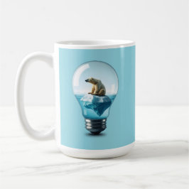 Mug Lightbulb Iceberg - Polar Bear in a Lightbulb