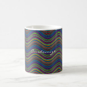 Mug Ligne Abstraite cool de Wavy art Thunder_Cove