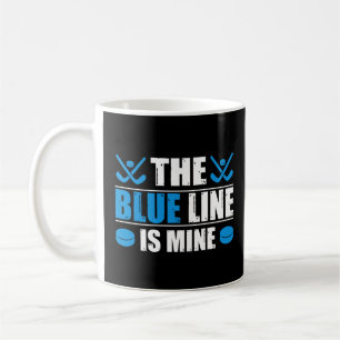 Mug Ligne bleue de hockey