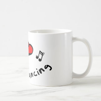 Mug Ligne cadeau de Coeur-Amour de la danse I