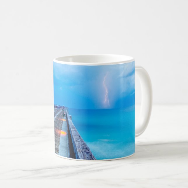 Mug Ligne de Navarre Beach (Devant droit)