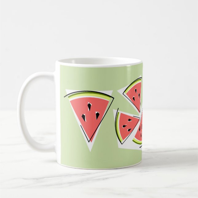 Mug Ligne verte de pastèque (Gauche)