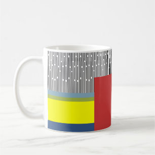 Mug Lignes Abstraites et rectangles
