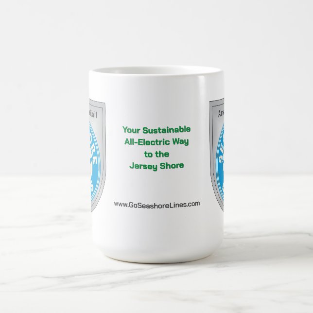 MUG LIGNES DE SEASHORE (BOUGIE D'ACIER) CAFÉ (Centre)