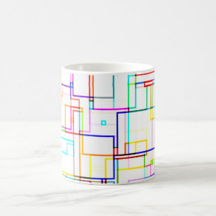 Mug Lignes multicolores