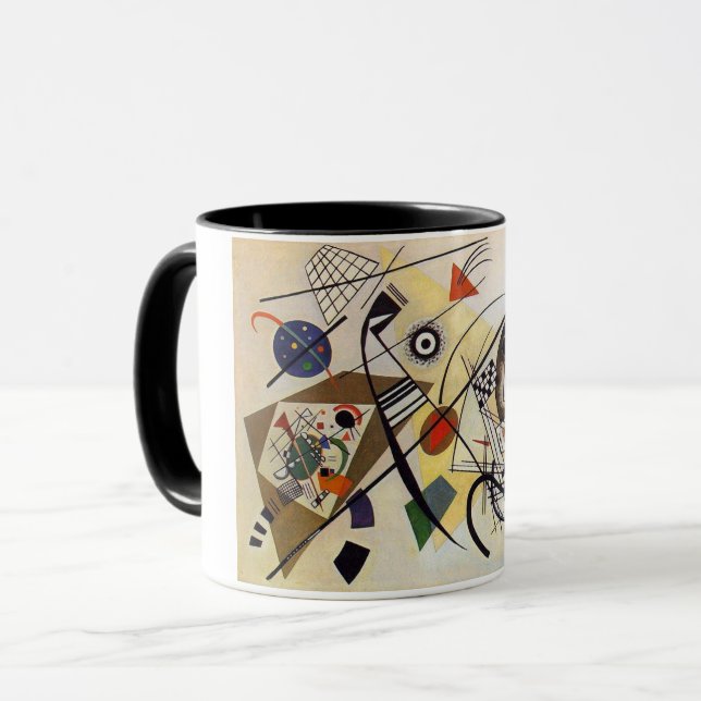 Mug Lignes transversales (Devant gauche)