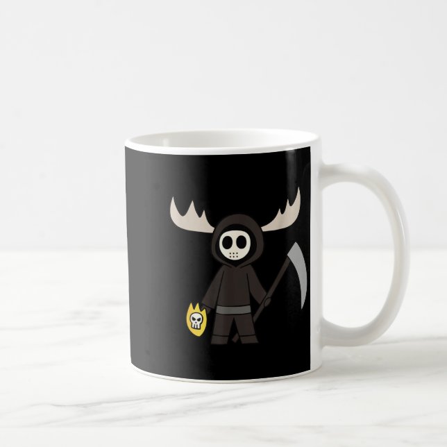 Mug Lil Doom Moose - Funny Reaper Cartoon  (Droite)