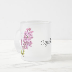 Mug - Lilac fleurit avec le nom