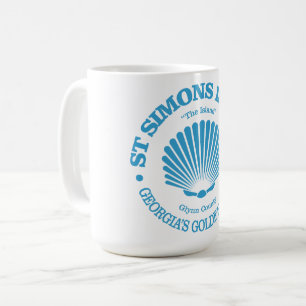 Mug L'île St Simons (coquillage)