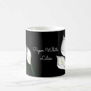 Mug Lilies Blanches en Papier