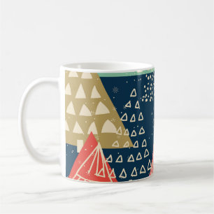 Mug L'Illustration Festive Des Arbres De Noël.